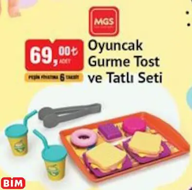 MGS OYUNCAK GURME TOST VE TATLI SETİ MGS OYUNCAK GURME TOST VE TATLI SETİ